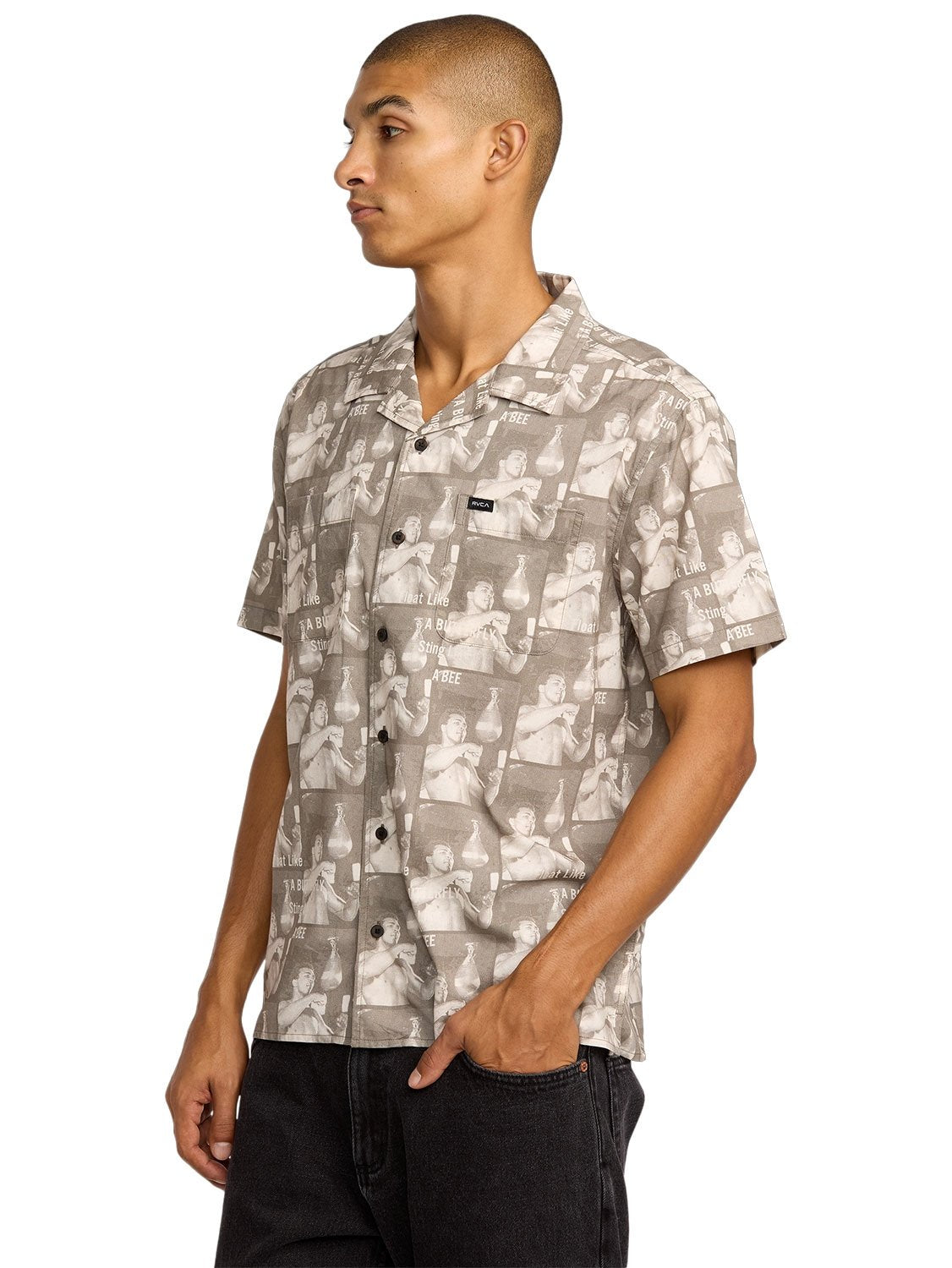 RVCA Men's Ali Float Sting Shirt