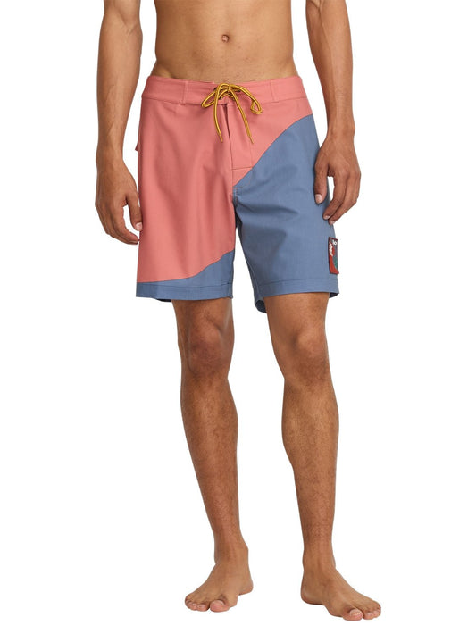 RVCA Men's LA Wave Split 17" Boardshort