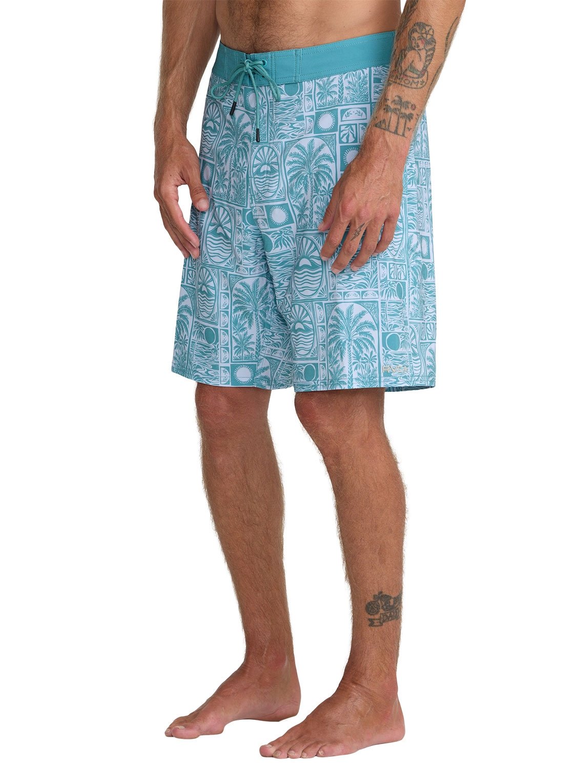 RVCA Men's VA Print 19" Boardshort