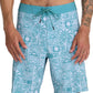 RVCA Men's VA Print 19" Boardshort