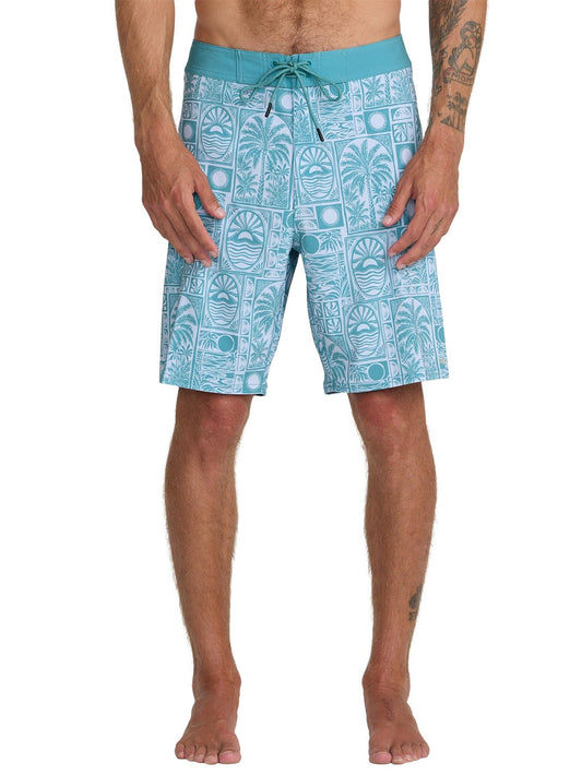 RVCA Men's VA Print 19" Boardshort