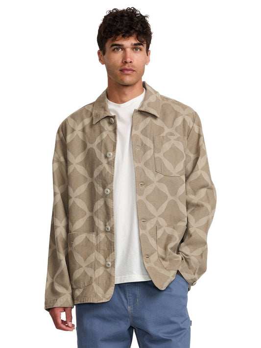RVCA Men's LA Ornament Chore Jacket