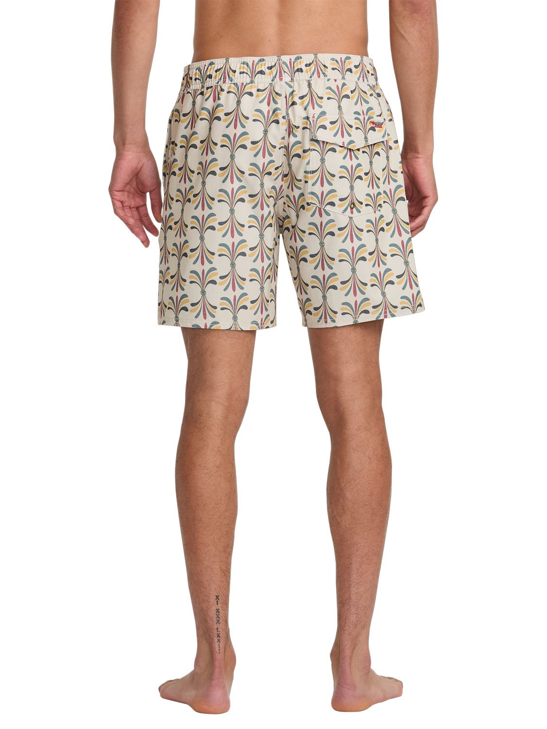 RVCA Men's LA Eye Floral Elastic 17" Boardshort