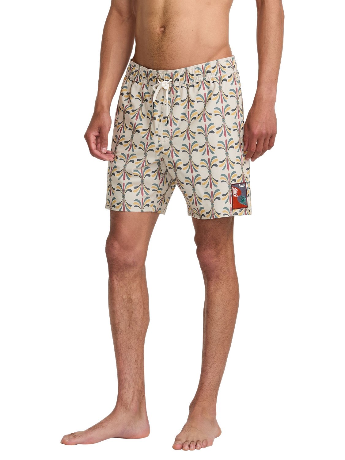 RVCA Men's LA Eye Floral Elastic 17" Boardshort
