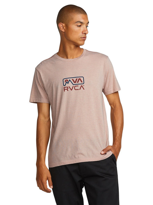 RVCA Men's MNT Red Stitch T-Shirt