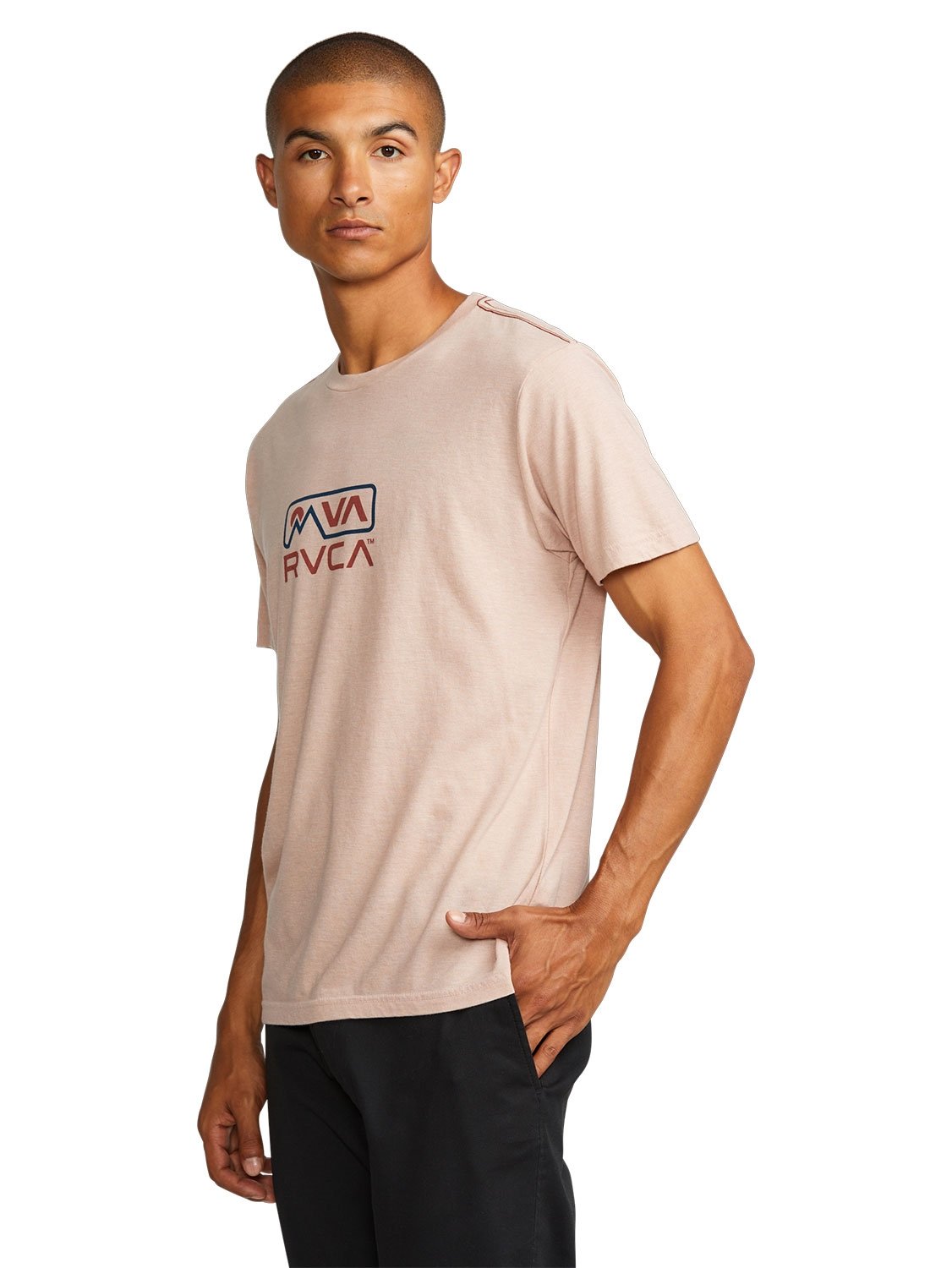 RVCA Men's MNT Red Stitch T-Shirt