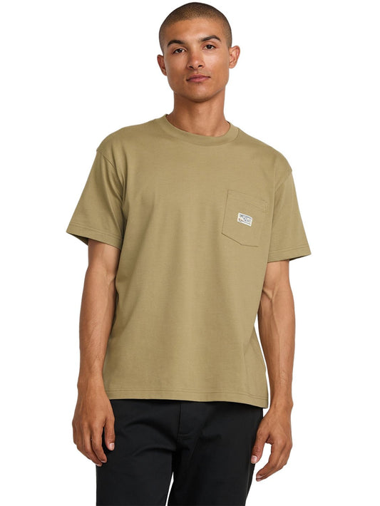 RVCA Mens Exotica Pocket T-Shirt