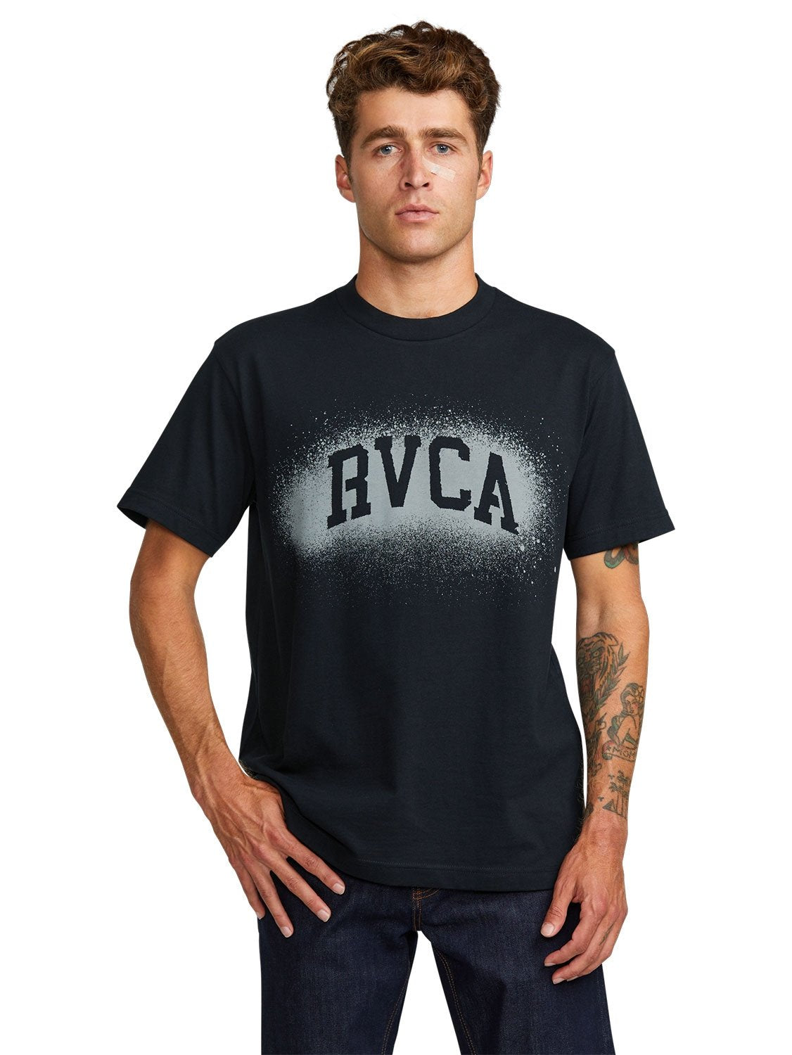 RVCA Mens Ivy Stencil T-Shirt