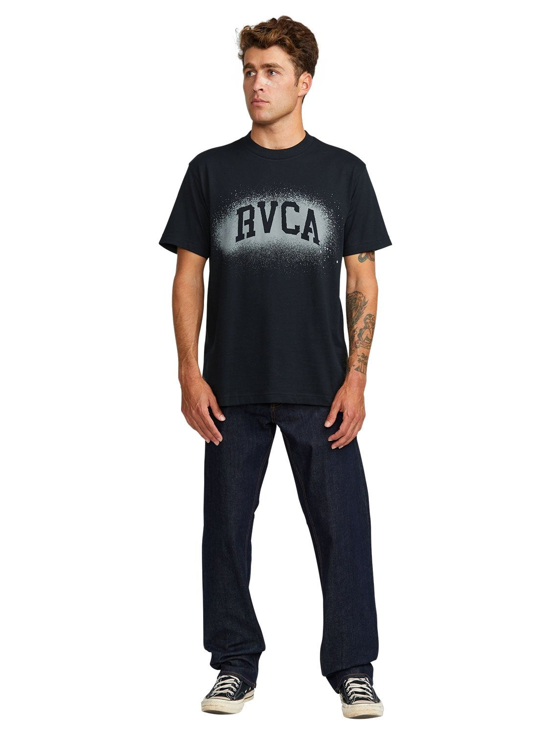 RVCA Mens Ivy Stencil T-Shirt