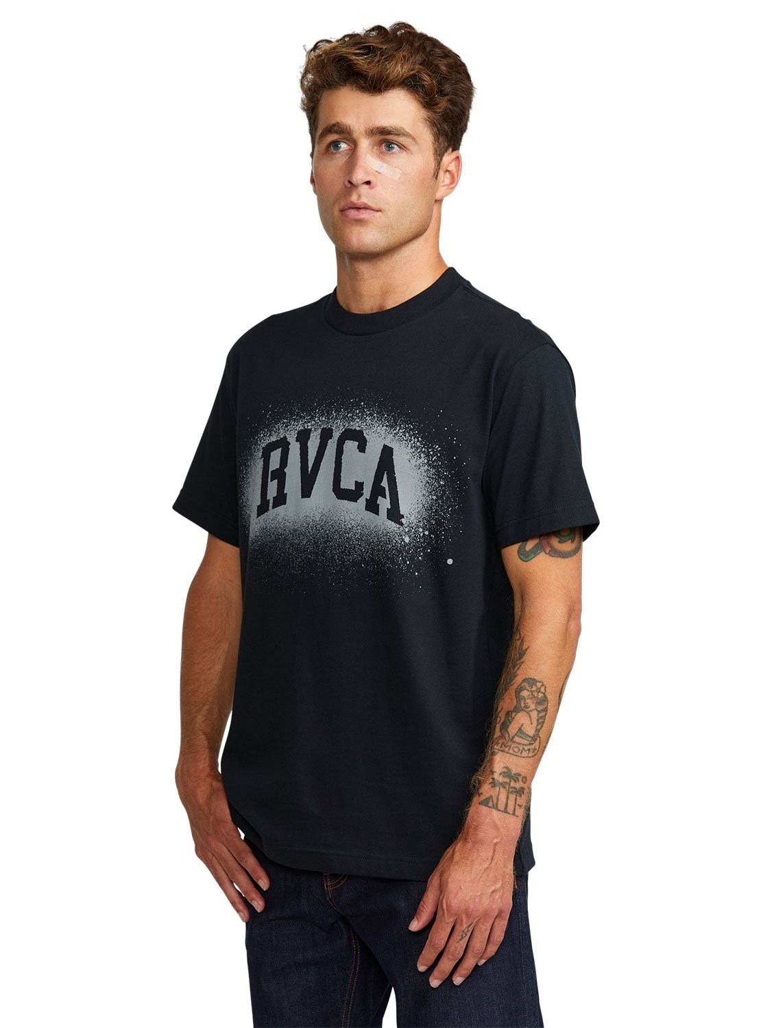 RVCA Mens Ivy Stencil T-Shirt