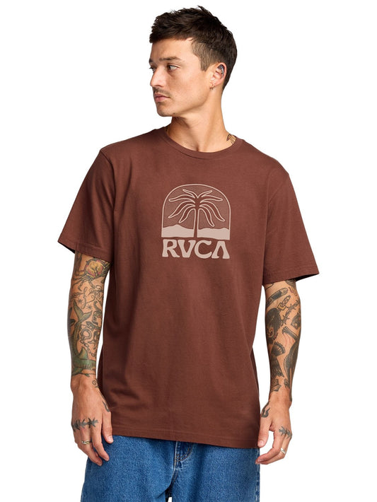 RVCA Men's Palmcrest Red Stitch T-Shirt