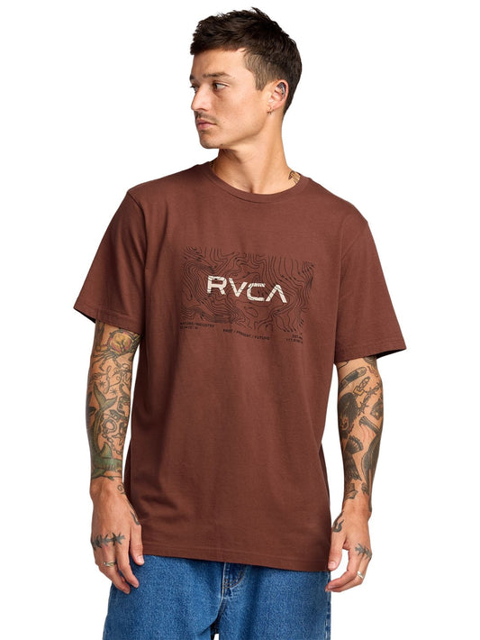 RVCA Men's Topo Red Stitch T-Shirt