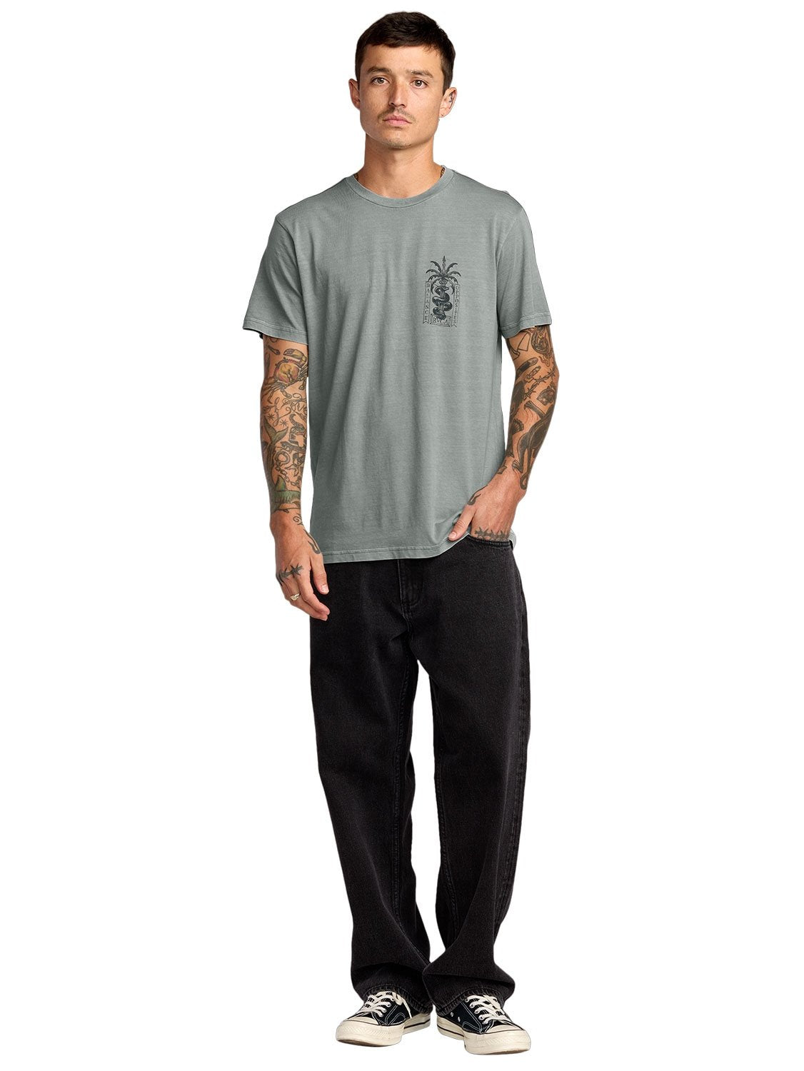 RVCA Men's Serpent T-Shirt
