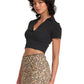 RVCA Ladies Chase Polo Crop Top