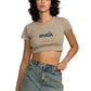 RVCA Ladies Stoned Half Baby T-Shirt