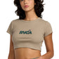 RVCA Ladies Stoned Half Baby T-Shirt