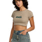 RVCA Ladies Stoned Half Baby T-Shirt