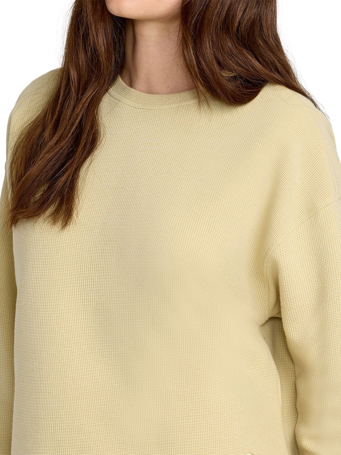 RVCA Ladies Glory Waffle Pullover