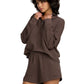 RVCA Ladies Glory Waffle Short