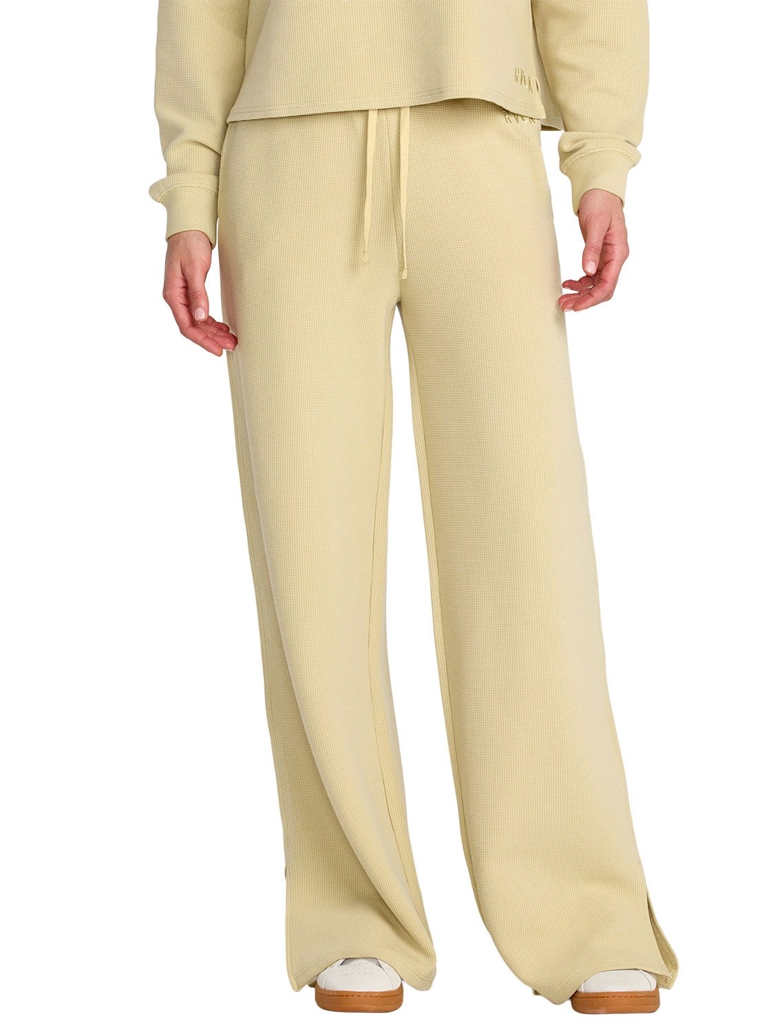 RVCA Ladies Glory Waffle Split Pant | Boardriders