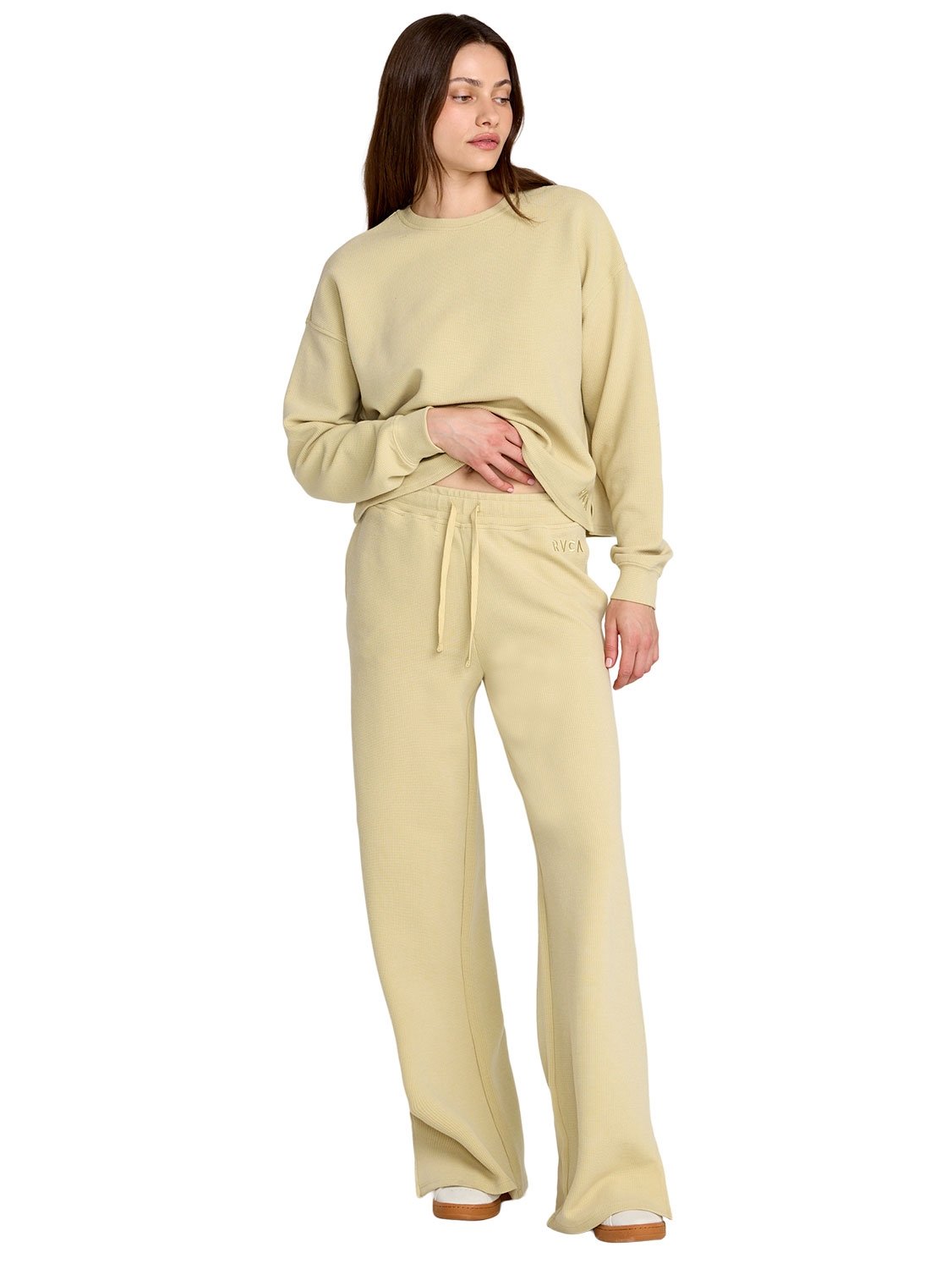 RVCA Ladies Glory Waffle Split Pant