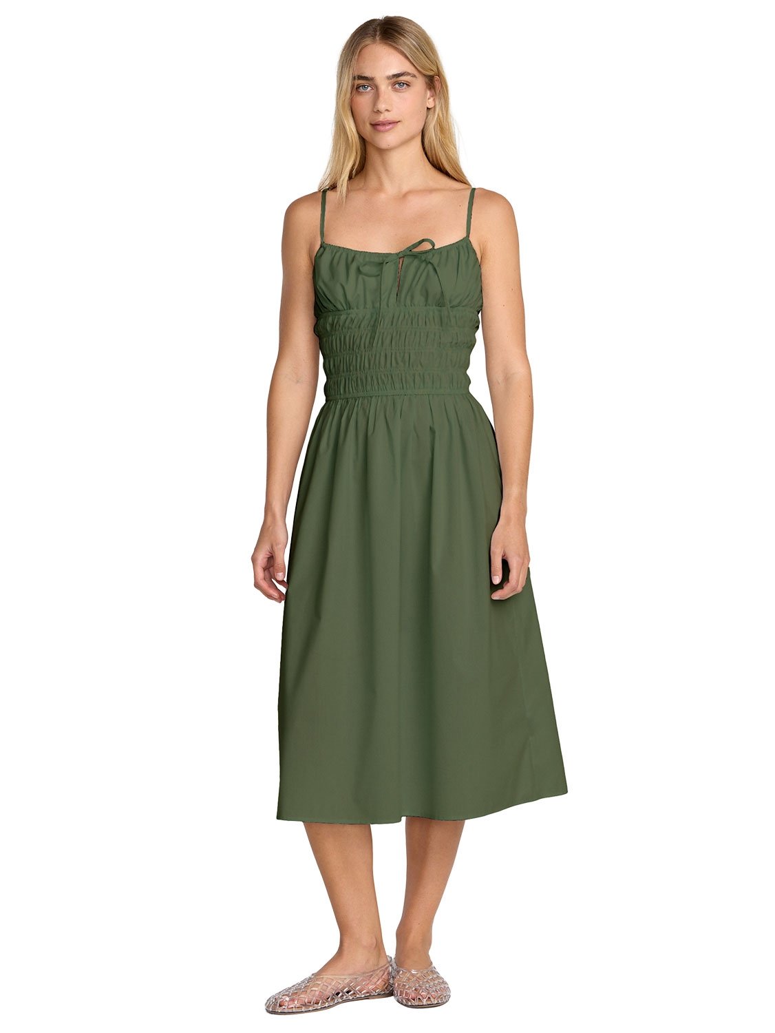 RVCA Ladies Raya Midi Dress