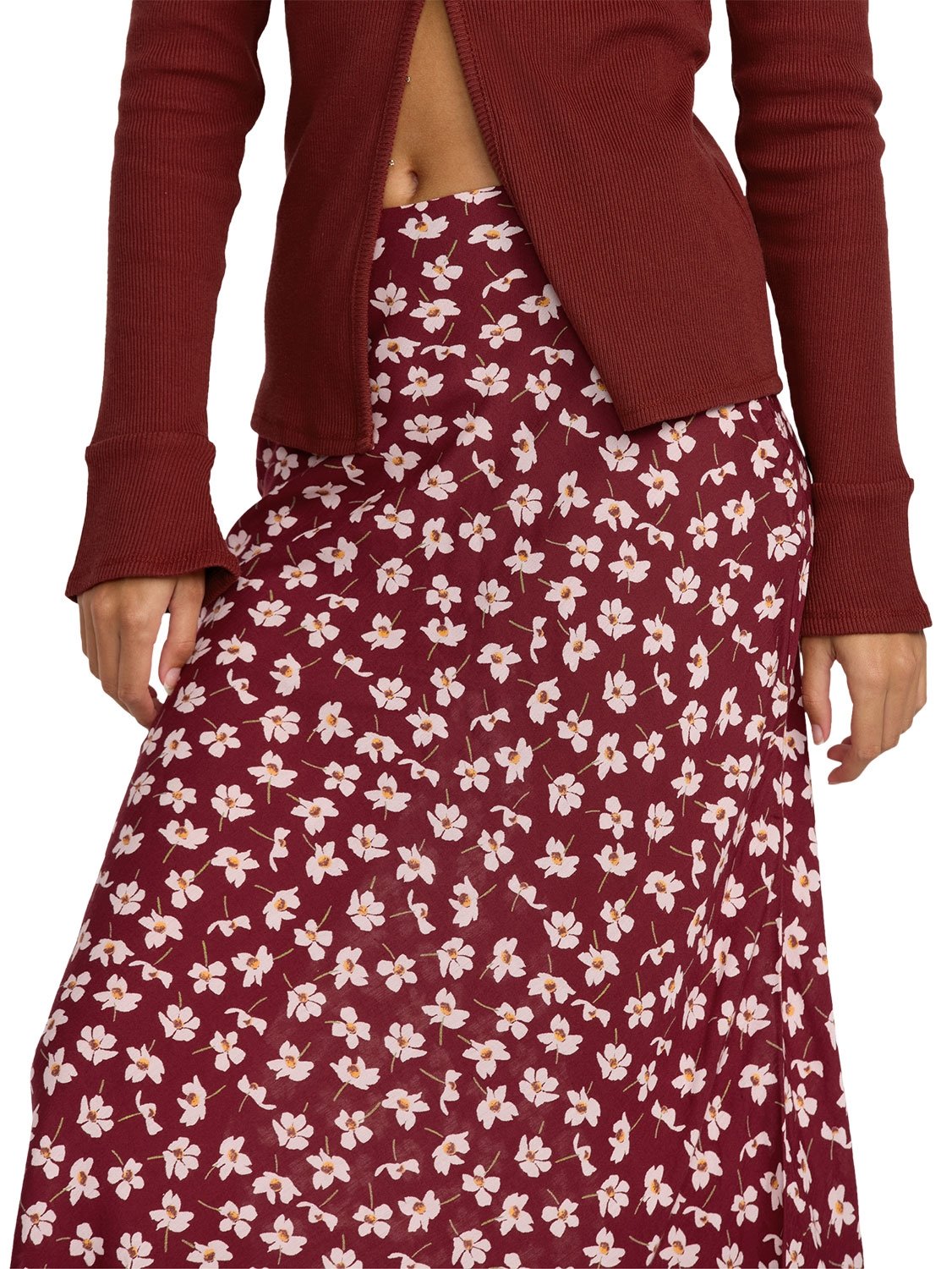 RVCA Ladies Annika Midi Skirt