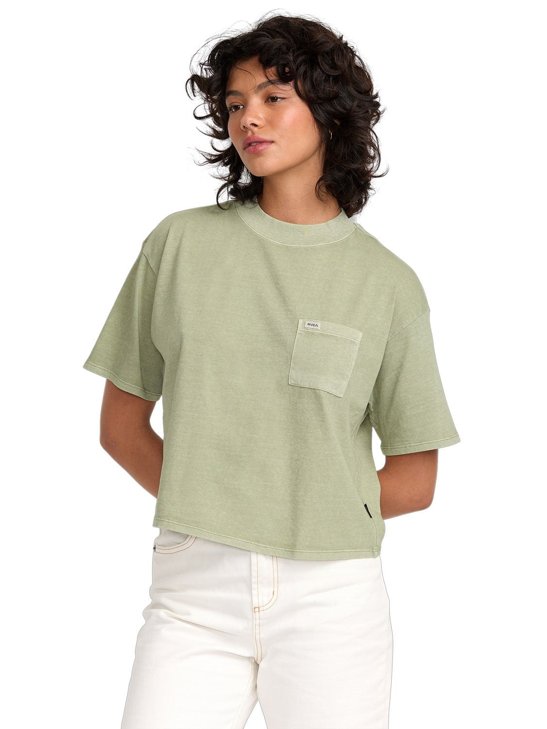 RVCA Ladies Kinney Pocket T-Shirt