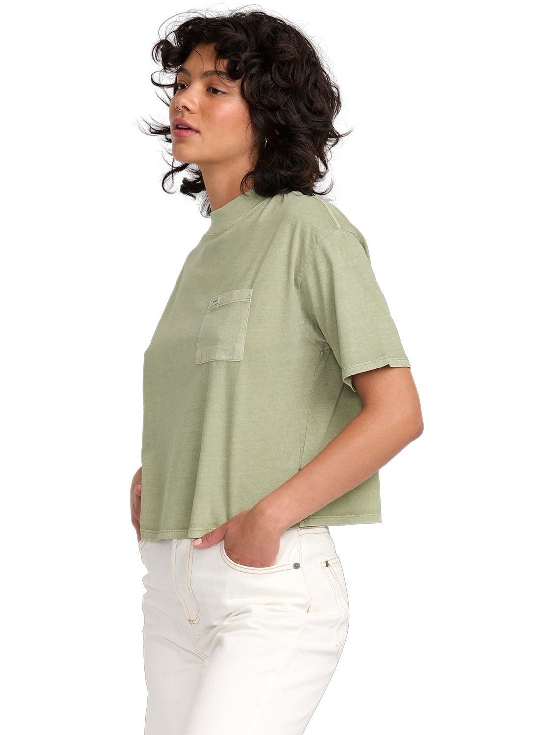 RVCA Ladies Kinney Pocket T-Shirt