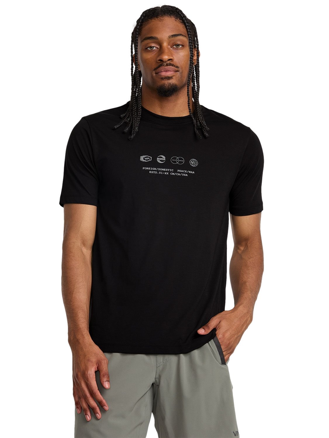 RVCA Men's Symbol Stacks T-Shirt