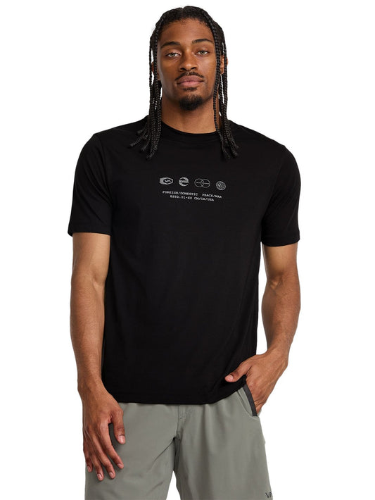 RVCA Men's Symbol Stacks T-Shirt