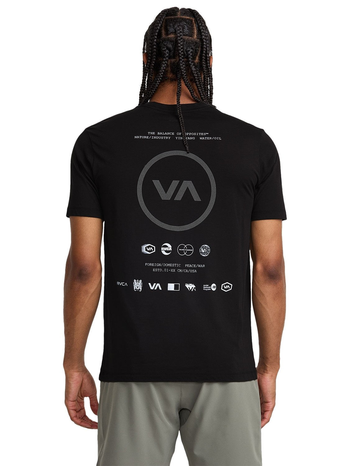 RVCA Men's Symbol Stacks T-Shirt