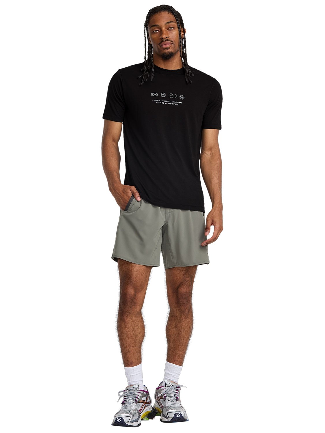 RVCA Men's Symbol Stacks T-Shirt