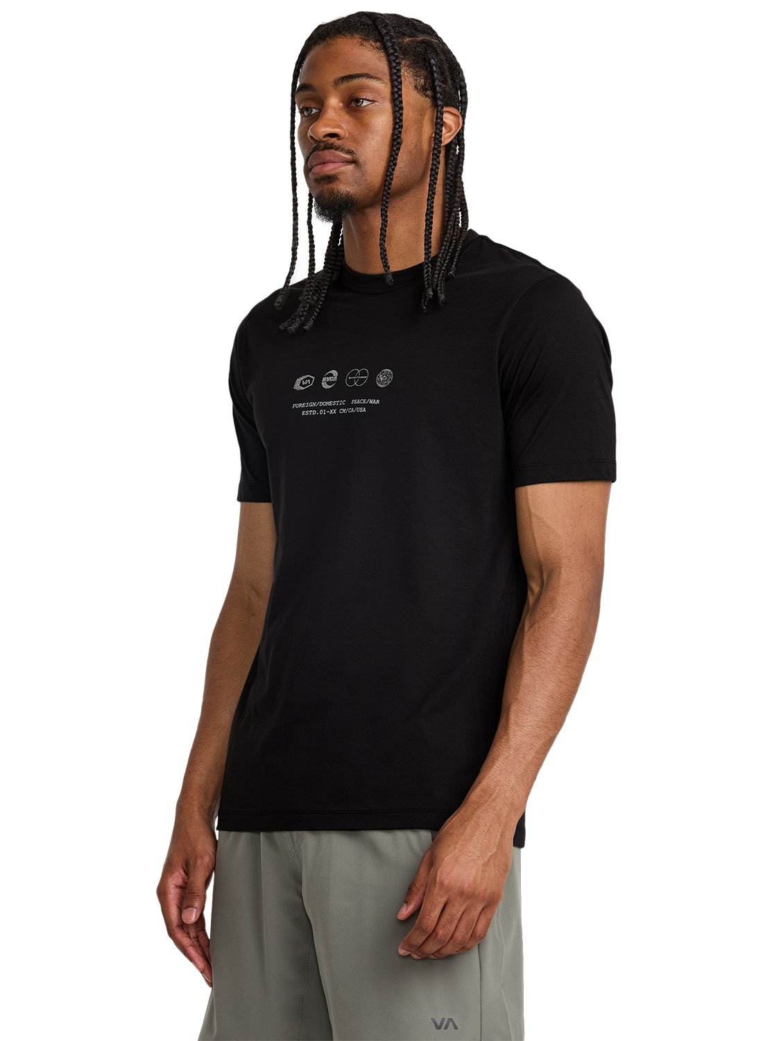 RVCA Men's Symbol Stacks T-Shirt