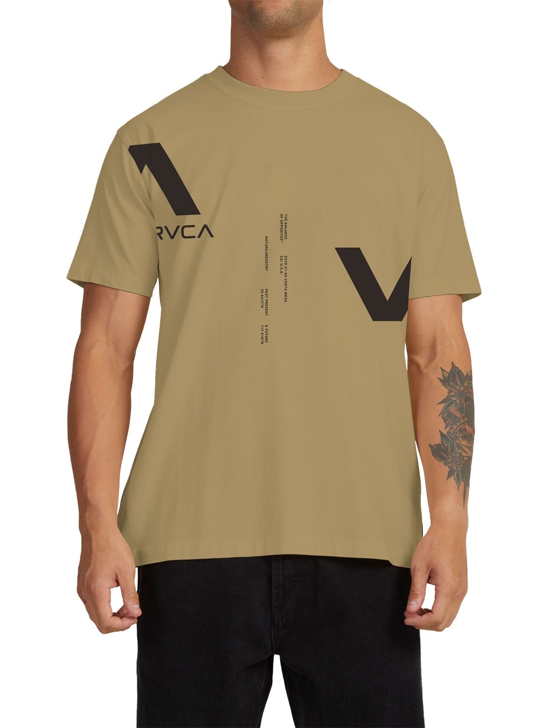 RVCA Men's VA Divided T-Shirt
