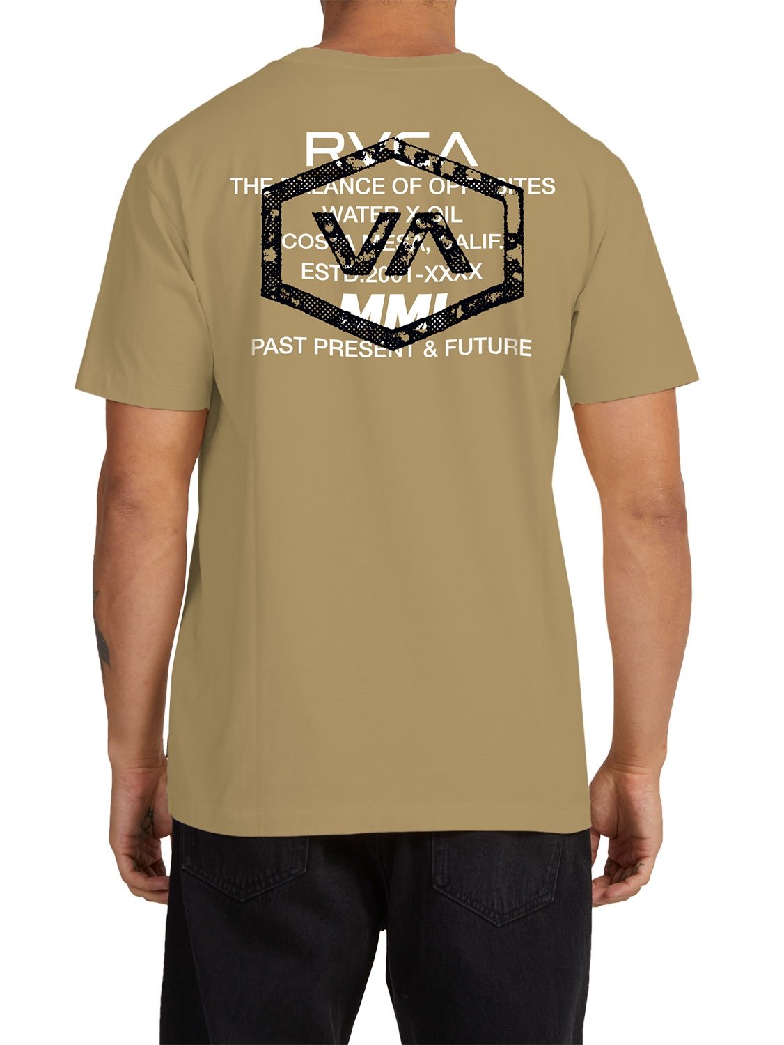RVCA Men's Hex Over T-Shirt