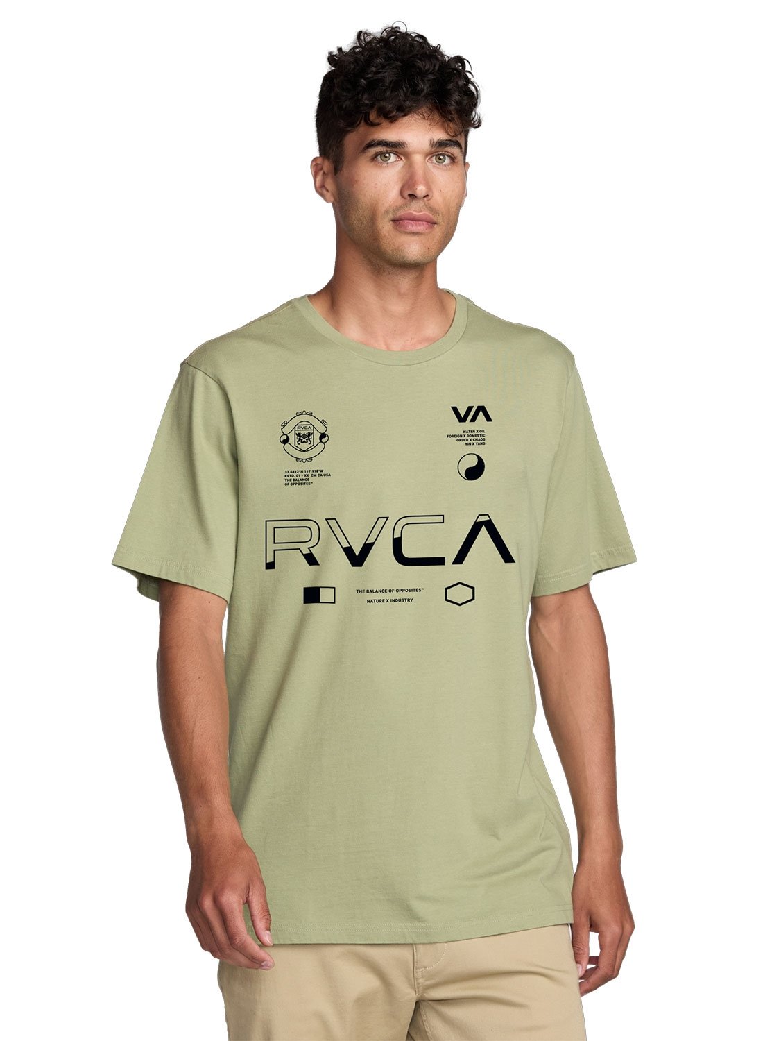 RVCA Men's Split All Over T-Shirt