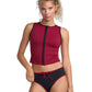 RVCA Ladies Aren Zip Up Tank