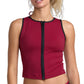 RVCA Ladies Aren Zip Up Tank