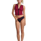 RVCA Ladies Aren Zip Up Tank