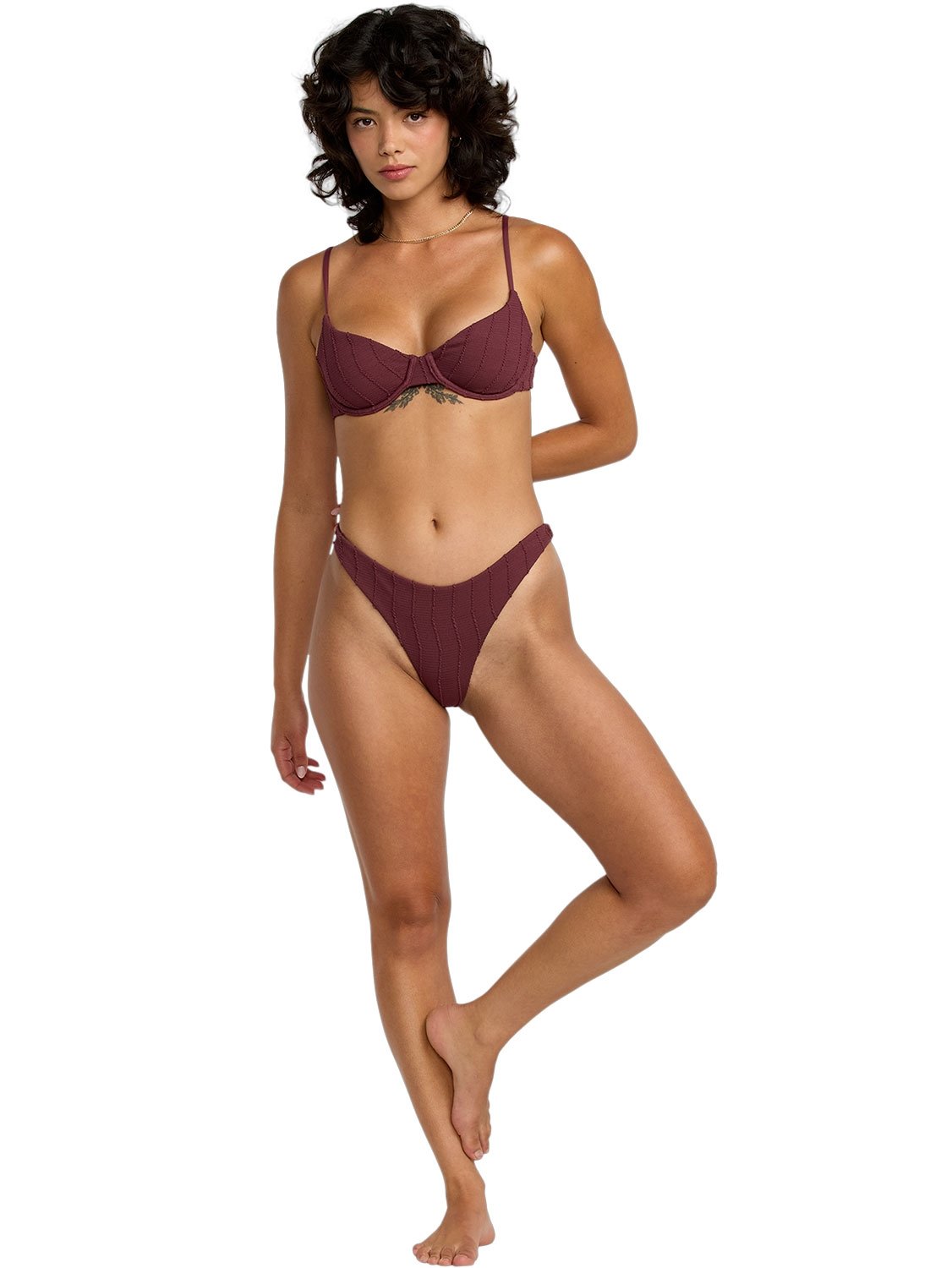 RVCA Ladies Chevy Grooves 90s Underwire Bikini Top