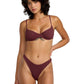 RVCA Ladies Chevy Grooves Ultra Skimpy Bikini Bottom