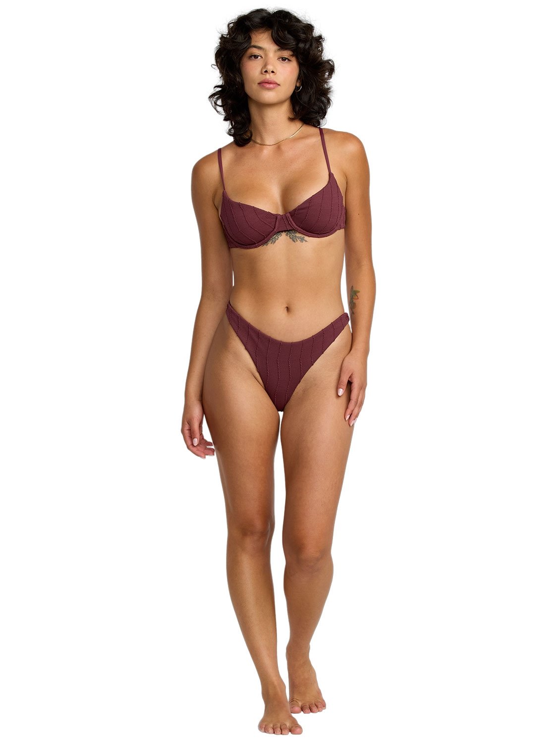 RVCA Ladies Chevy Grooves Ultra Skimpy Bikini Bottom