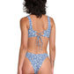 RVCA Ladies Fleur V Front Med French Bikini Bottom