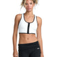 RVCA Ladies Aren Zip Up Sport Bra