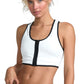 RVCA Ladies Aren Zip Up Sport Bra