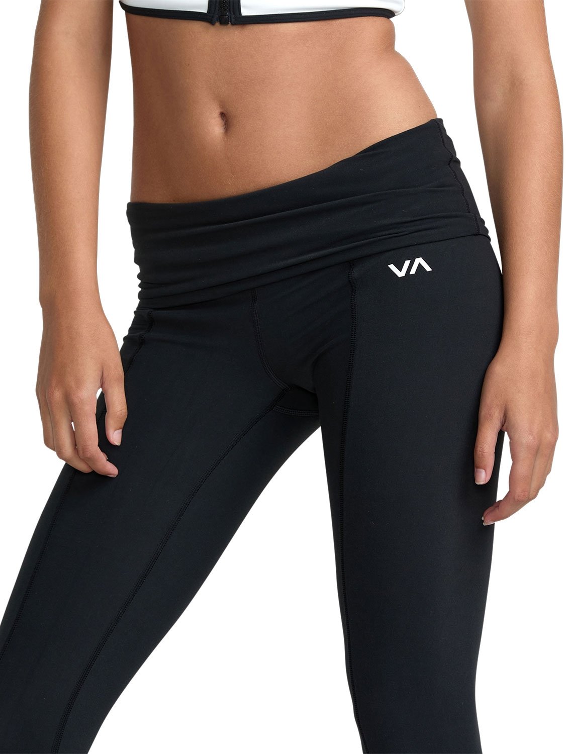 RVCA Ladies Aren Split Flare Leggings