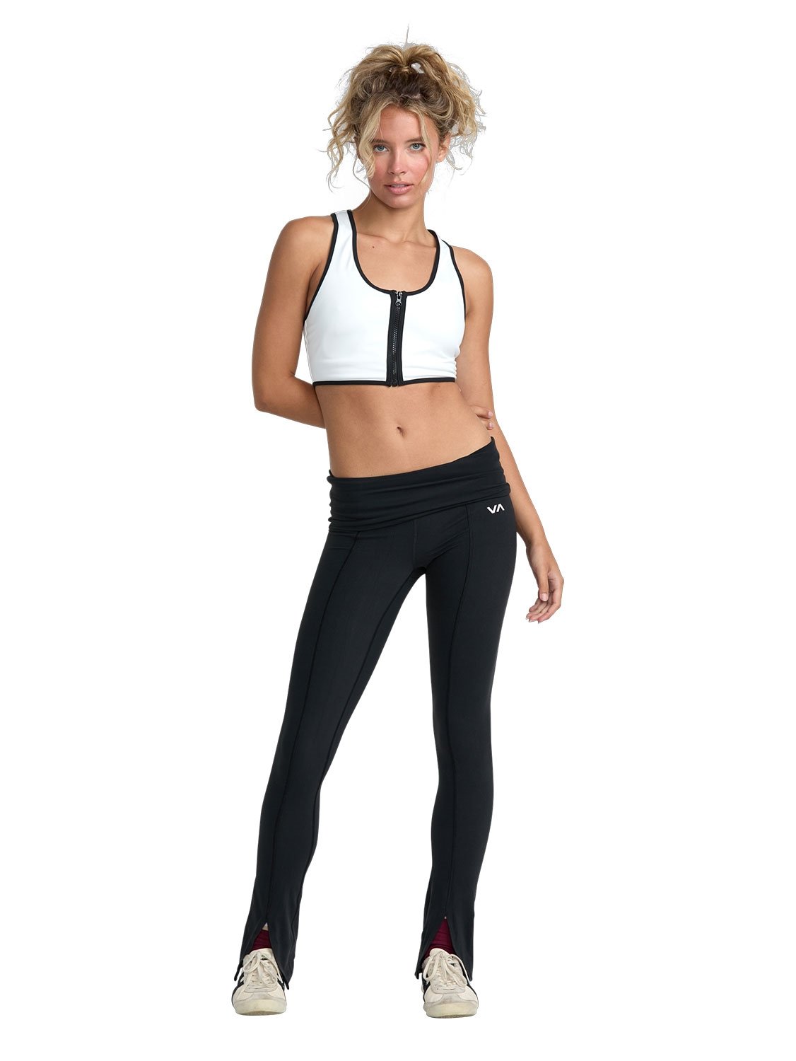 RVCA Ladies Aren Split Flare Leggings