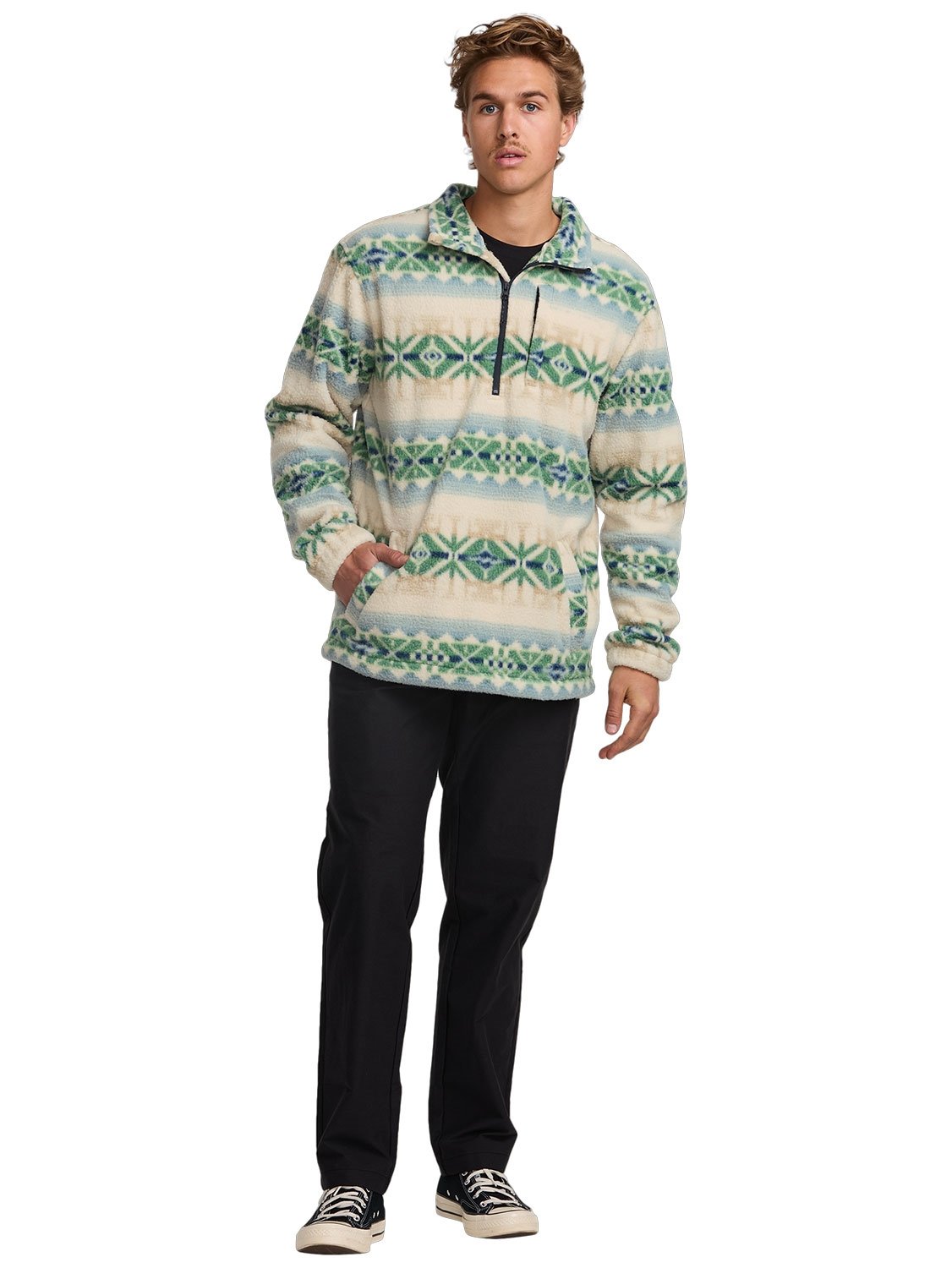 Billabong Men's Boundary Mock Pullover