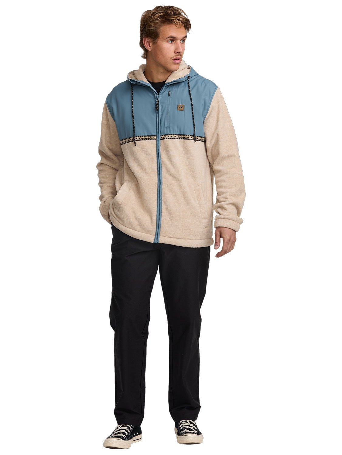 Billabong Men's Boundary Lite Zip Polar Fleece Pullover